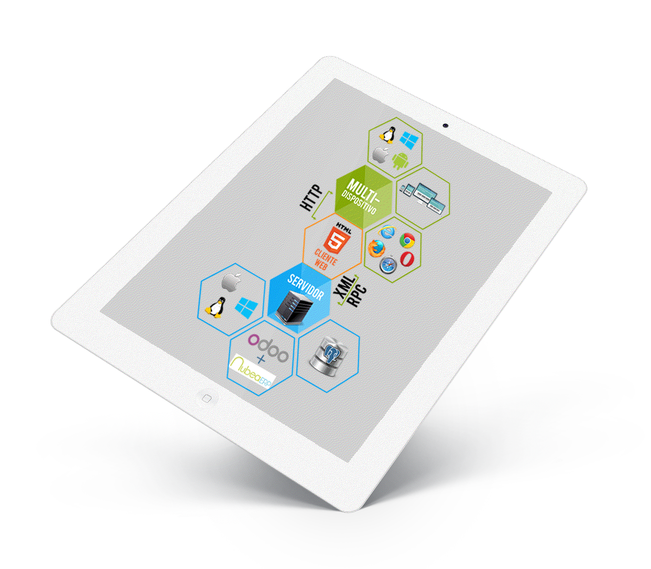 Odoo image and text block